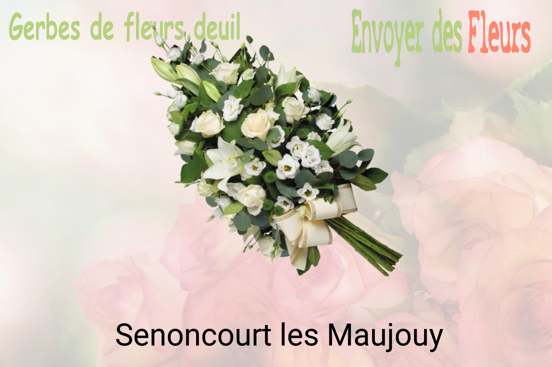 Gerbe de fleurs de deuil livrée à Senoncourt-les-Maujouy